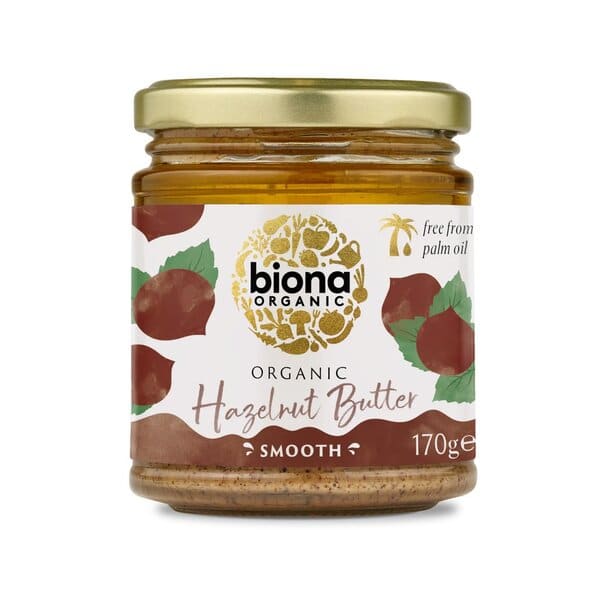 Biona Organic - Hasselnötssmör, 170 g | HälsokostNötsmör | Apoteka