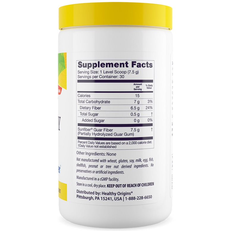 Healthy Origins - Natural Healthy Fiber, 225g - Bild 3