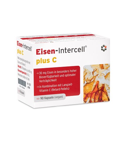 Intercell Pharma - Järn med Vitamin C, 90 kapslar | Vitaminer och mineralerVissa mineralerJärn | Apoteka