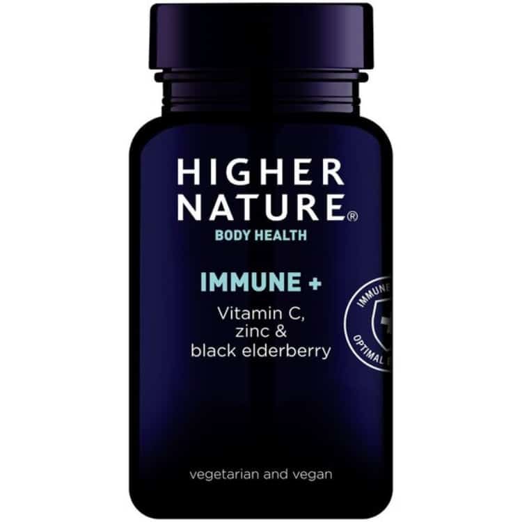 Higher Nature - Immune+, 90 tabletter | Vitaminer och mineralerVeganska produkterHälsa och välbefinnandeHälsokost | Apoteka