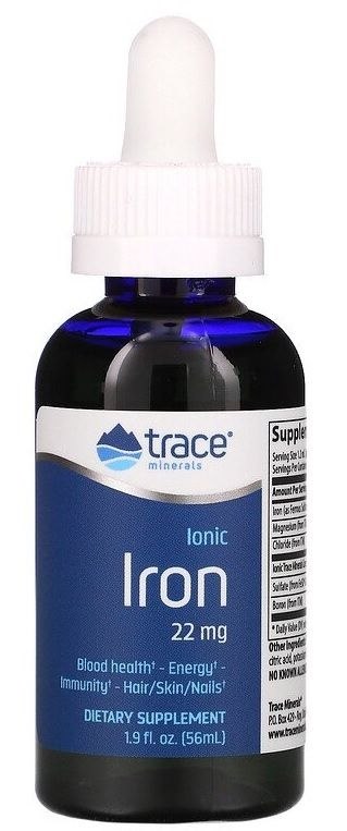 Trace Minerals - Joniskt Järn, 22 mg - 56 ml | Vitaminer och mineralerVissa mineralerHälsa och välbefinnandeHälsokost | Apoteka