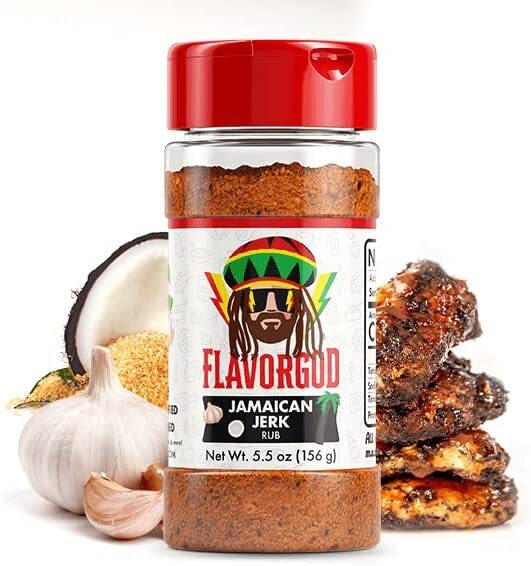 FlavorGod - Jamaicansk Jerk Kryddblandning, 156 gram | Hälsokost | Apoteka