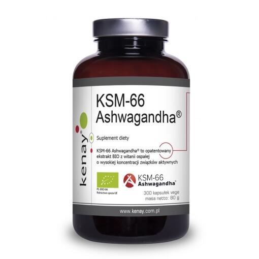 KENAY Organic Ashwagandha KSM-66 (300 caps)