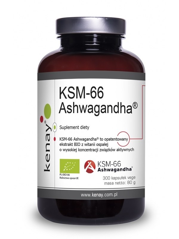 KENAY Organic Ashwagandha KSM-66 (300 caps)