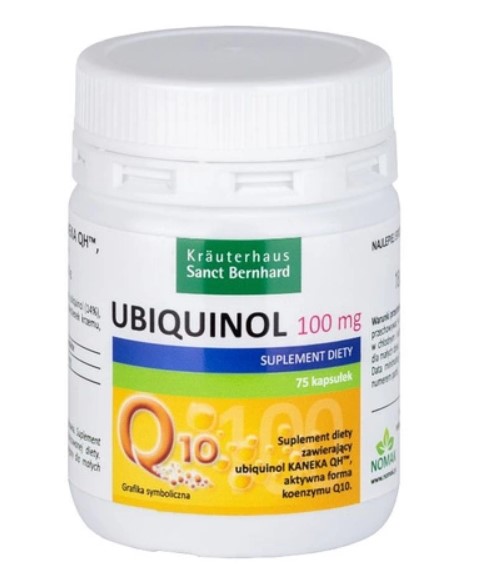 KRAUTERHAUS SANCT BERNHARD Ubiquinol Kaneka QH 100 mg (75 caps)