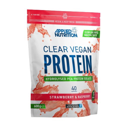 Applied Nutrition - Klart Veganskt Protein, Jordgubb och Hallon, 600g | Veganska produkterHälsokostProteinerFitness och träning | Apoteka