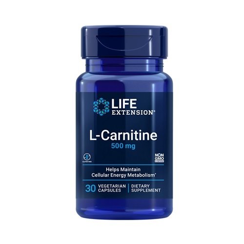 Life Extension - L-Carnitine, 500 mg, 30 vegetabiliska kapslar | Aminosyror och BCAAIndividuella aminosyrorHälsokostL-karnitinFitness och träning | Apoteka