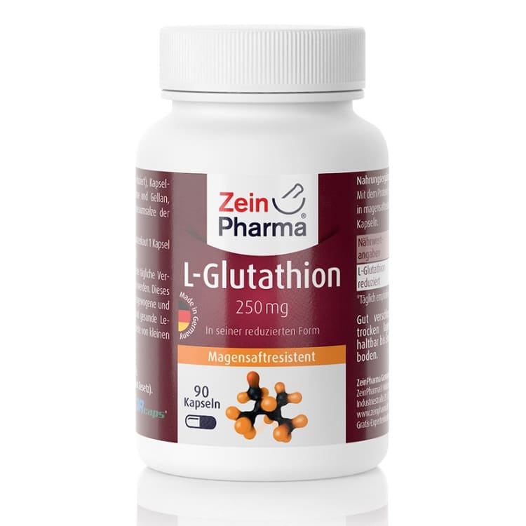 Zein Pharma - L-Glutathion, 250 mg, 90 kapslar | Vitaminer och mineralerVeganska produkterAminosyror och BCAAHälsokostFitness och träning | Apoteka
