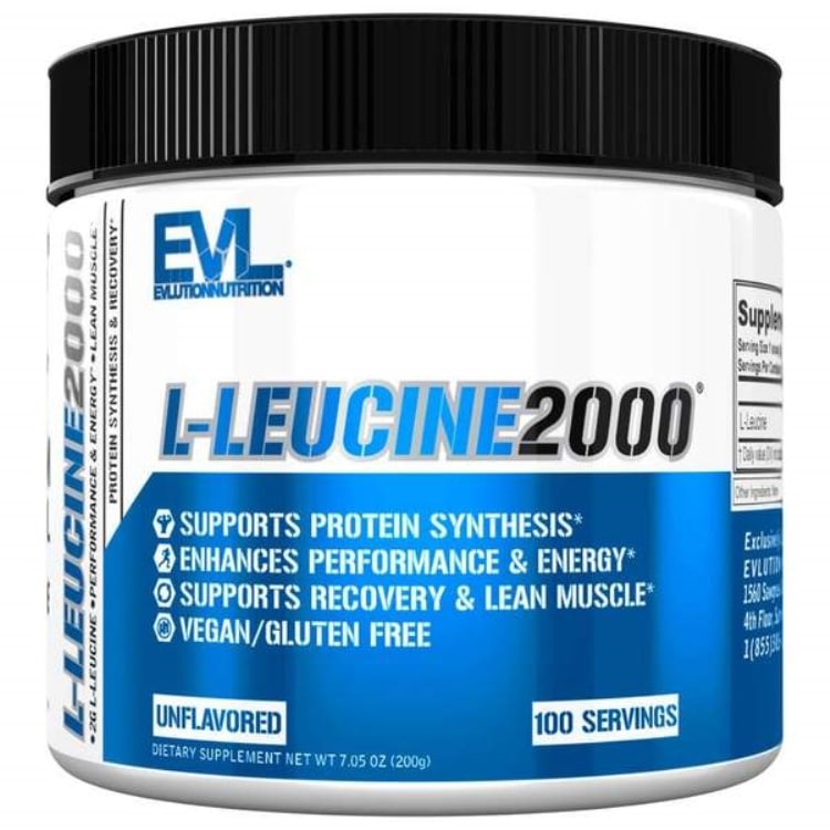 EVLution Nutrition - L-Leucin 2000, Oaromerad - 200g | Aminosyror och BCAAIndividuella aminosyrorHälsokostFitness och träning | Apoteka