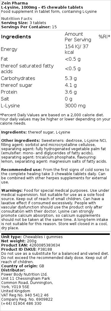1000 mg - 45 tyggetabletter