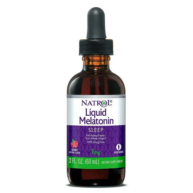 Natrol - Flytande Melatonin, Bärsmak, 60 ml