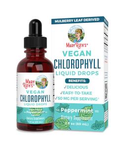 MaryRuth's Chlorophyll Drops Peppermint 2oz (60ml)