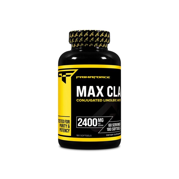 Primaforce - Max CLA, 2400 mg, 180 mjukkapslar | Omegas - EFA - CLA - oljorCLA (konjugerad linolsyra)Hälsokost | Apoteka