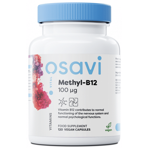 Metyl-B12, 100 µg - 120 veganska kapslar | Vitaminer och mineralerHälsa och välbefinnandeEnstaka vitaminerB12 | Apoteka