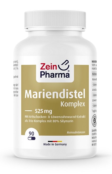 Zein Pharma - Mjölktistelkomplex, 525 mg - 90 kapslar | Hälsa och välbefinnandeHälsokostMjölktistelMariatistel | Apoteka