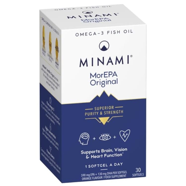 Minami - MorEPA Original, 30 mjukkapslar | Vitaminer och mineralerHälsa och välbefinnandeOmega & Näringsoljor | Apoteka