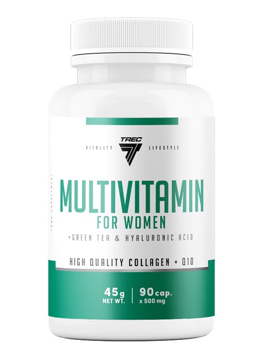 Trec Nutrition - Multivitamin för kvinnor, 90 kapslar | Vitaminer och mineralerMultivitaminerKosttillskott för kvinnorHälsokost | Apoteka