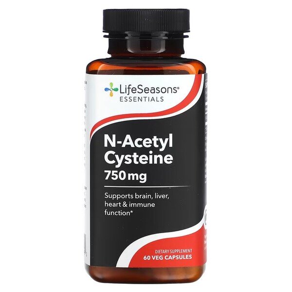 LifeSeasons - N-Acetyl Cystein, 60 vegetabiliska kapslar | Vitaminer och mineralerVeganska produkterHälsa och välbefinnandeHälsokostN-acetyl | Apoteka