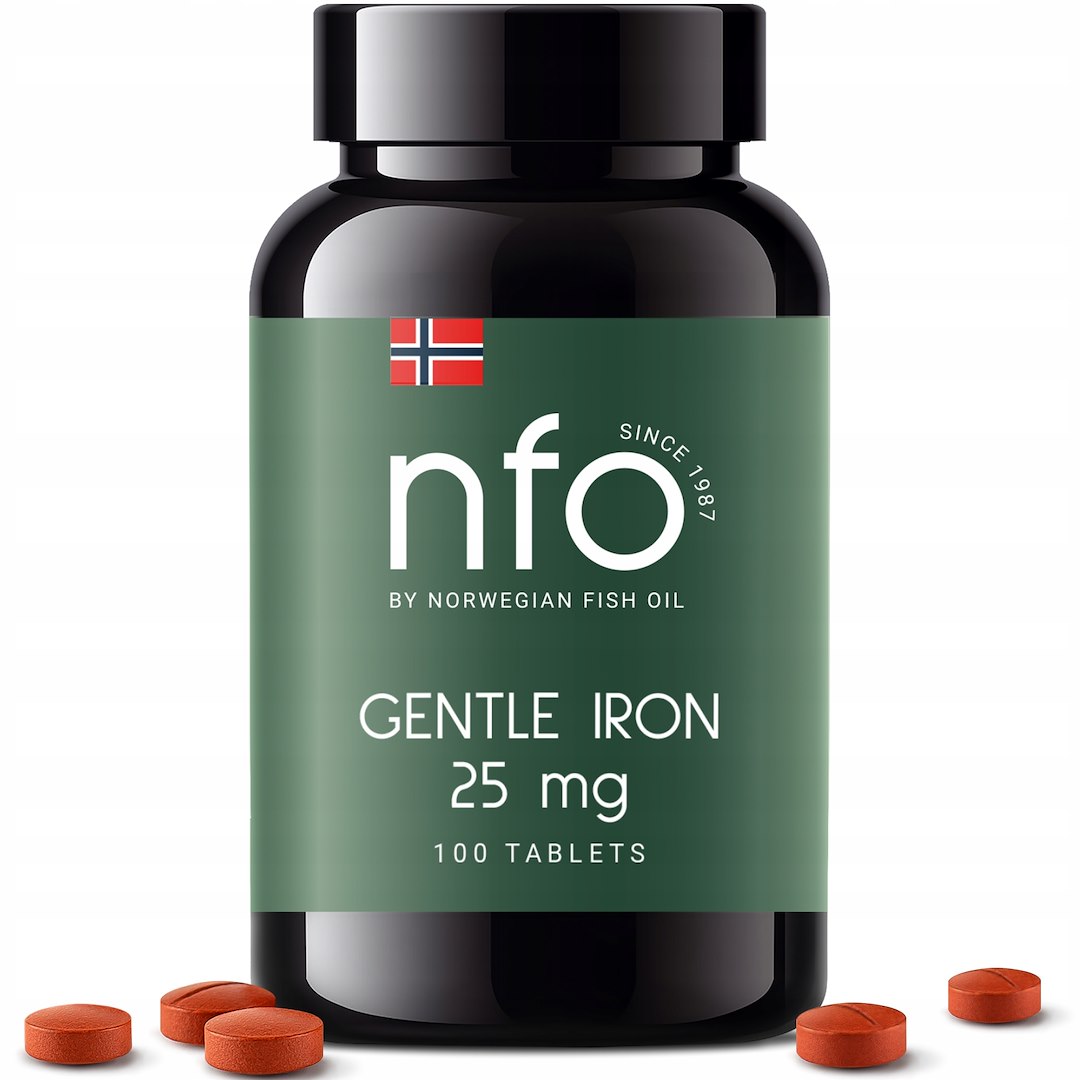 NFO - Gentle Iron, 100 tabletter | Vitaminer och mineraler | Apoteka
