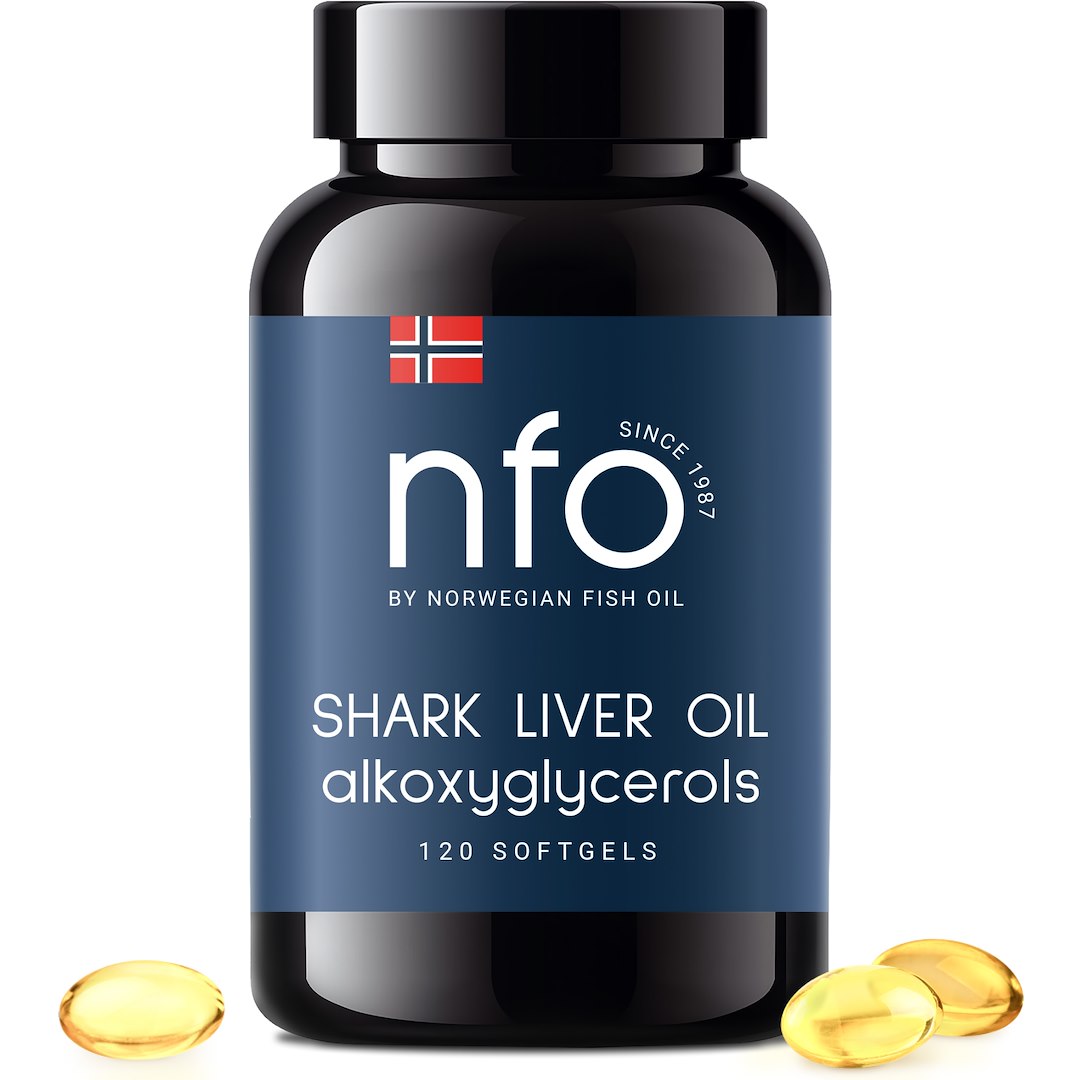 NFO - Omega-3 Hajarleverolja, 120 kapslar | Vitaminer och mineralerOmegas - EFA - CLA - oljor | Apoteka