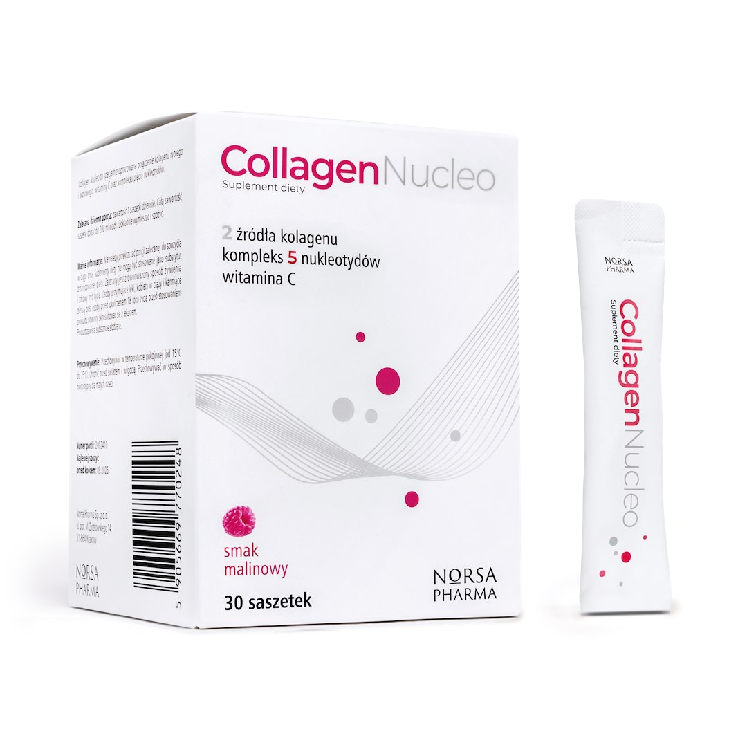 Norsa Pharma - Collagen Nucleo, hallonsmak, 30 st | Vitaminer och mineralerKollagen | Apoteka