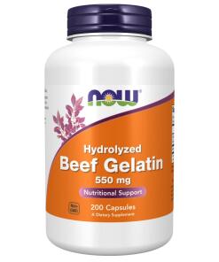 NOW FOODS Beef Gelatin 550 mg (200 caps.)