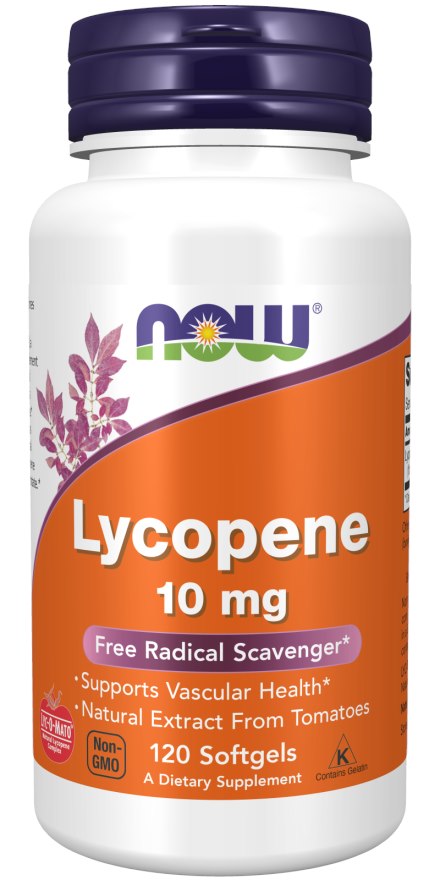 NOW Foods - Lycopen, 10 mg, 120 kapslar | Vitaminer och mineralerHälsa och välbefinnandeÖrttillskottÖrter och växtbaserade preparat | Apoteka