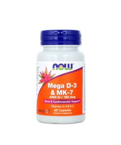 NOW FOODS Mega D3 & MK-7 (60 caps.)