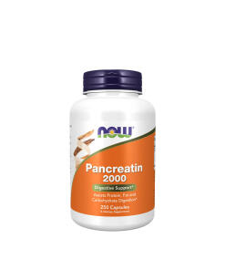 NOW Pancreatin 2000 - Digestive Support (250 Capsules)