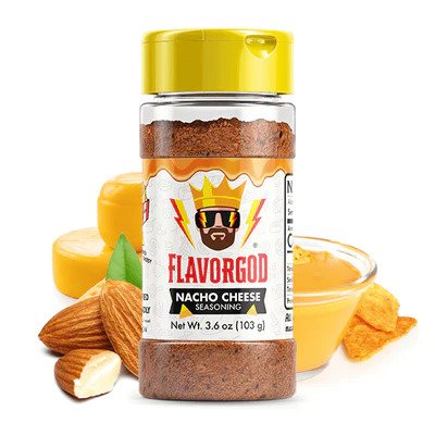 FlavorGod - Nacho Ostkrydda, 103 gram | Veganska produkterHälsokost | Apoteka