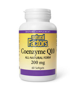 Natural Factors Coenzyme Q10 200mg 30 soft capsules