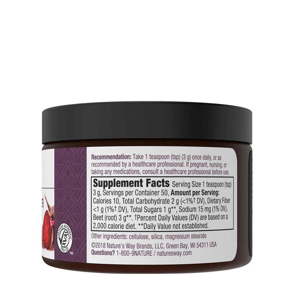 Nature's Way - Rödbetsrotspulver, 150 g - Bild 2