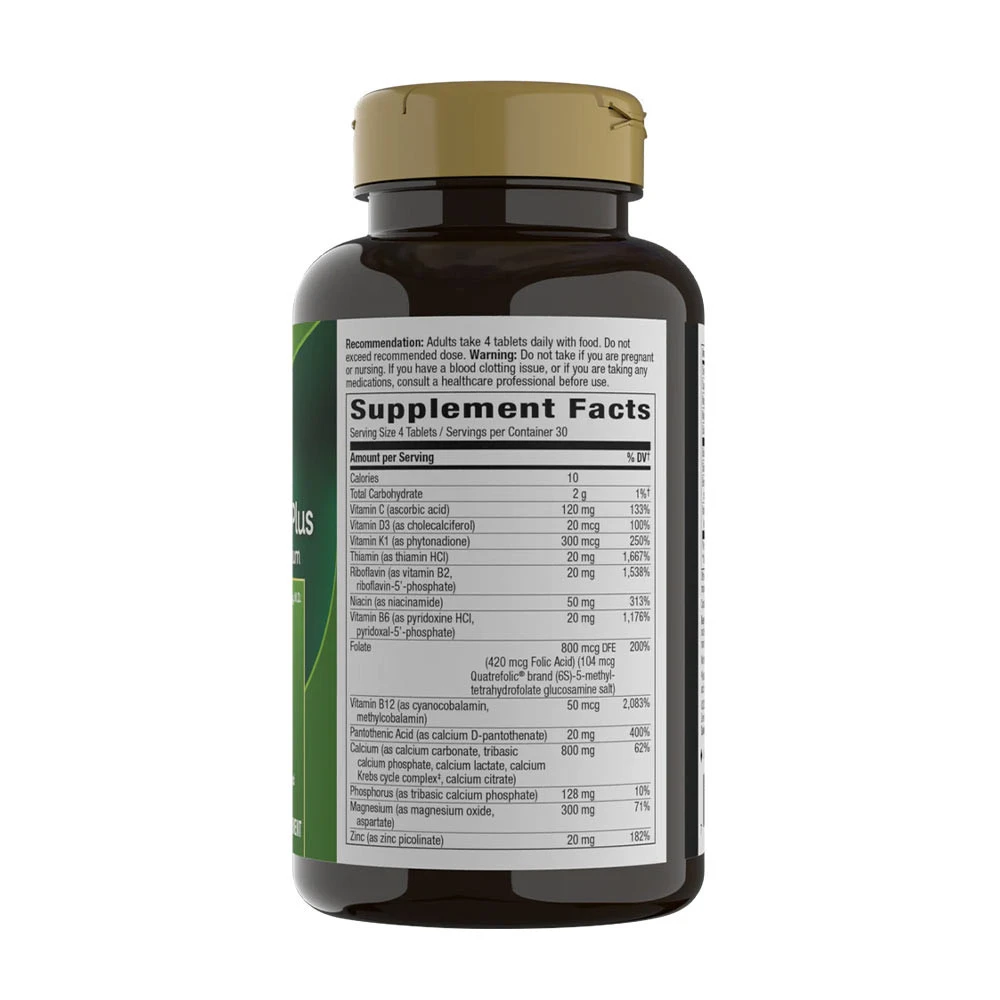 Natures Way - OsteoPrime Plus, 120 tabletter - Bild 2