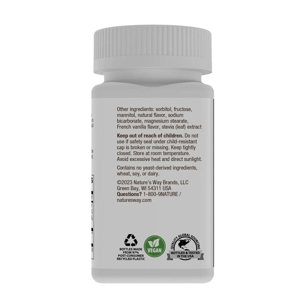 Natures Way - Zinkpastiller, 60 st, Vildbär - Bild 3