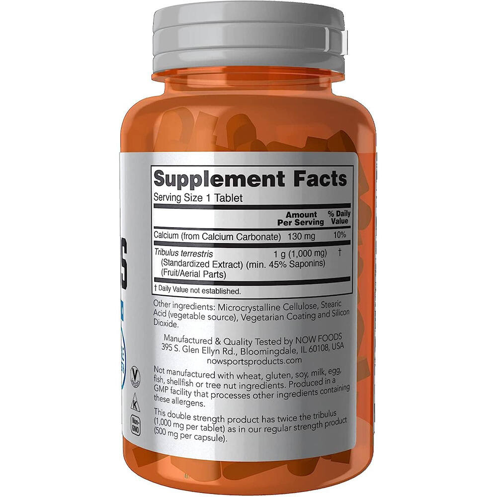 Now Foods - Tribulus, 1000 mg, 90 tabletter - Bild 3
