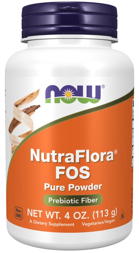 NOW Foods - NutraFlora FOS, Rent Pulver - 113g | Vitaminer och mineralerVeganska produkterHälsa och välbefinnandeHälsokost | Apoteka