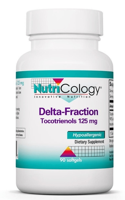 Nutricology - Delta Fraction Tocotrienols, 125 mg, 90 mjukkapslar | Hälsokost | Apoteka