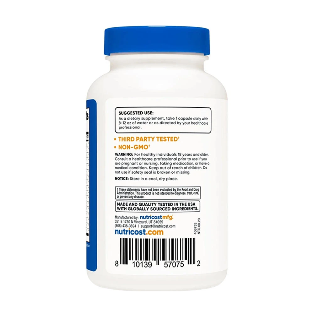 Nutricost - Digestivt Enzymkomplex, 120 kapslar - Bild 2