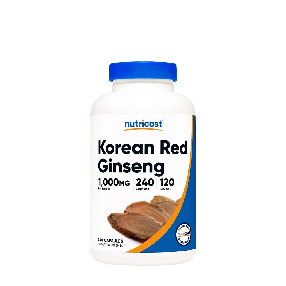 Nutricost - Koreanskt Rött Ginseng, 240 Kapslar | HälsokostGinseng | Apoteka