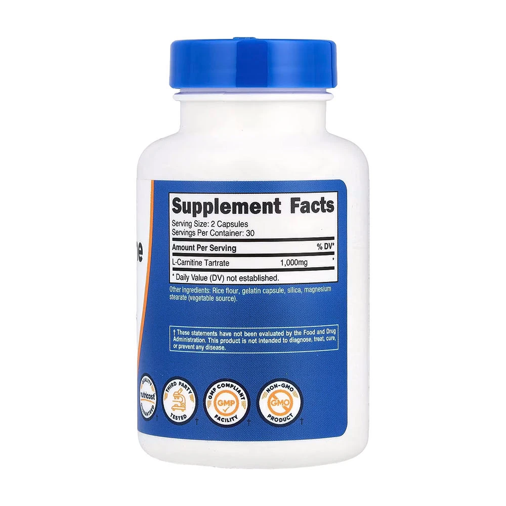 Nutricost - L-Carnitine Tartrate, 60 kapslar - Bild 2
