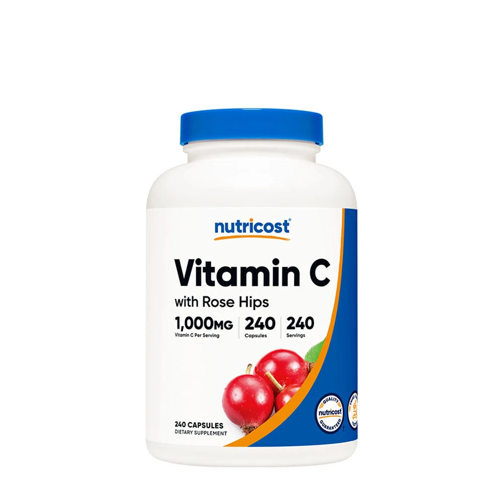 Nutricost - Vitamin C med Nyponkapslar, 240 kapslar | Hälsokost | Apoteka