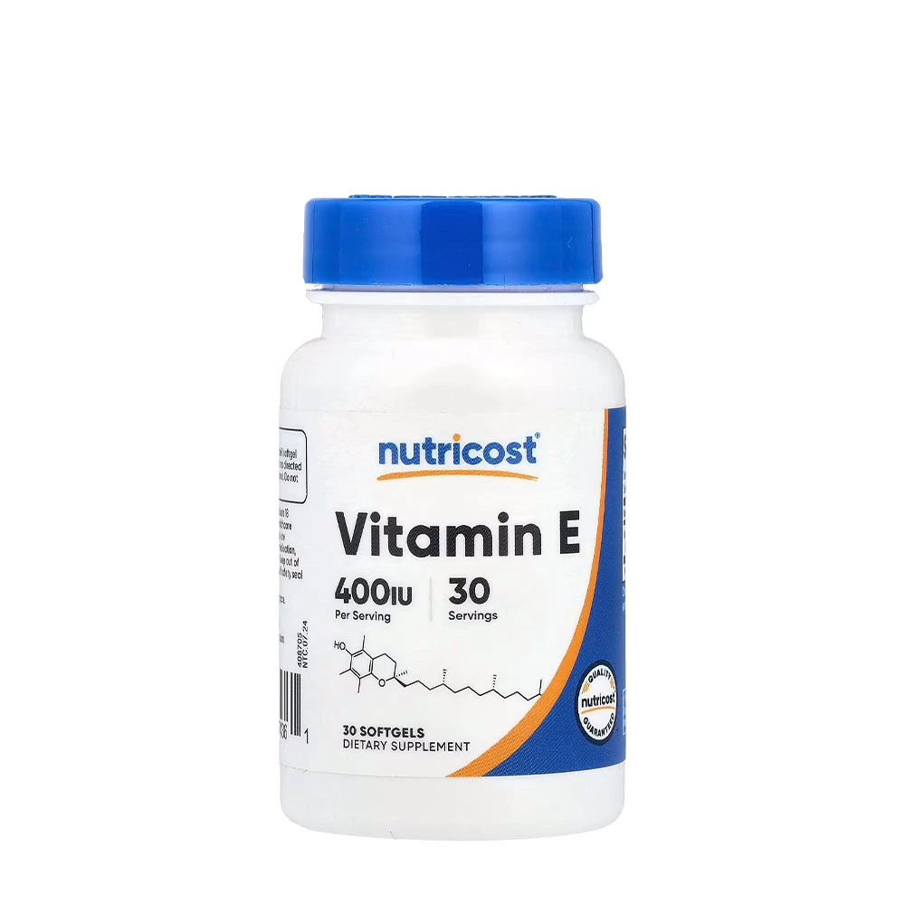 Nutricost - Vitamin E 400 IU, 30 mjukkapslar | Hälsokost | Apoteka