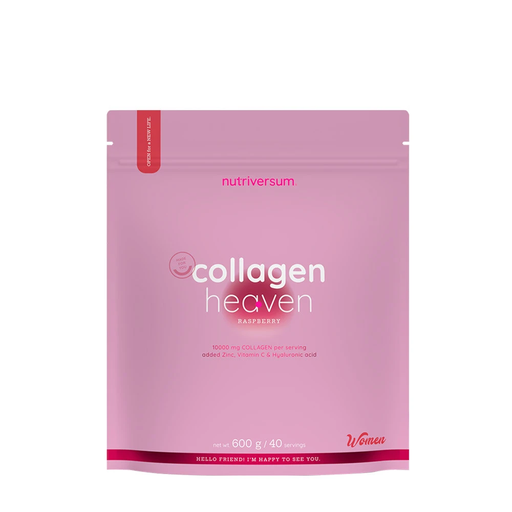 Nutriversum - Collagen Heaven, 600 g, Hallon | HälsokostKollagen | Apoteka
