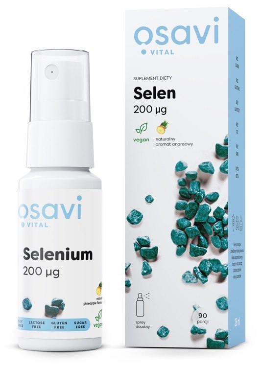 Osavi - Selen 200 mcg/dos, ananassmak, 26 ml | Vitaminer och mineralerVissa mineralerSelen | Apoteka