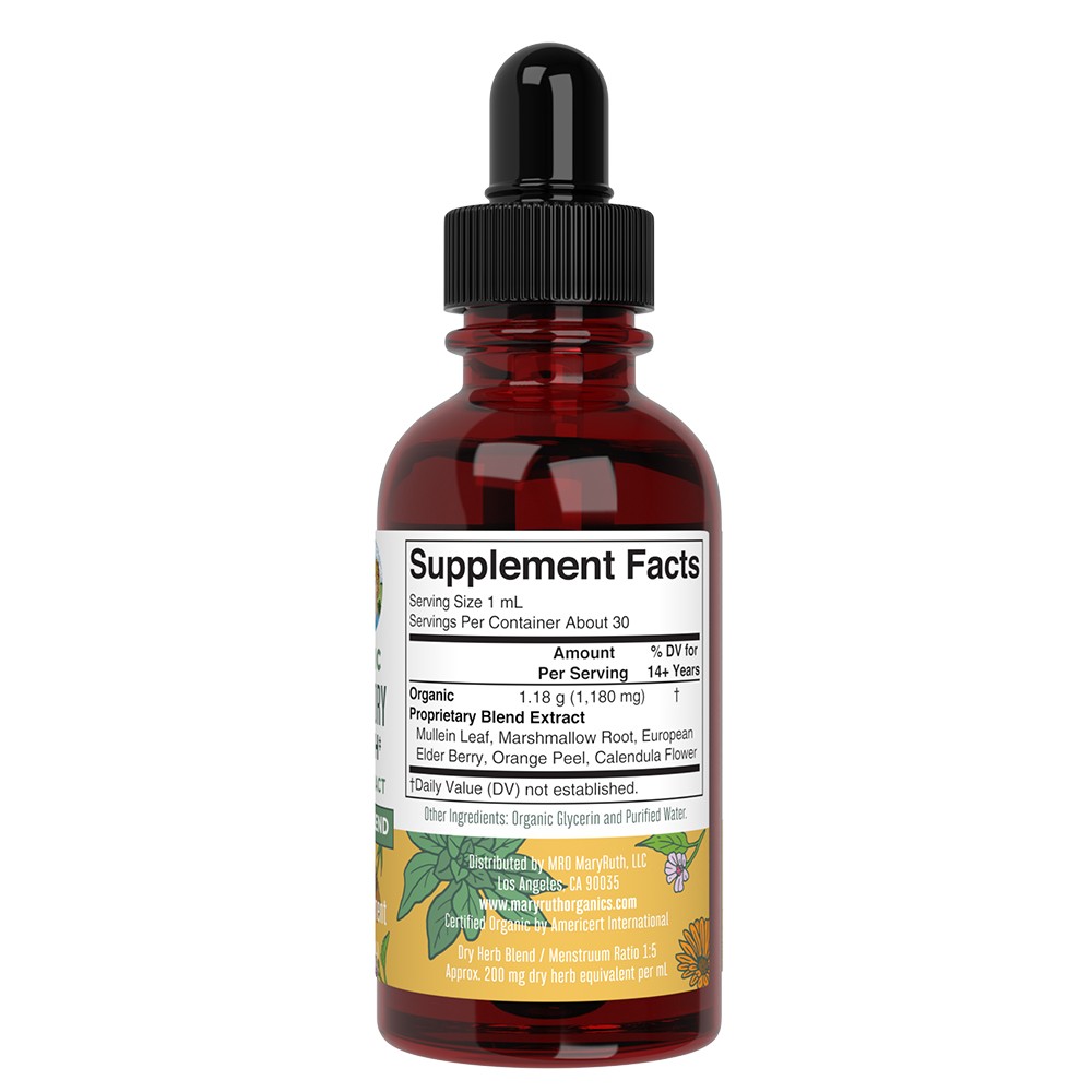 MaryRuth Organics - Ekologiska Droppar för Andningshälsa, 30 ml - Bild 5