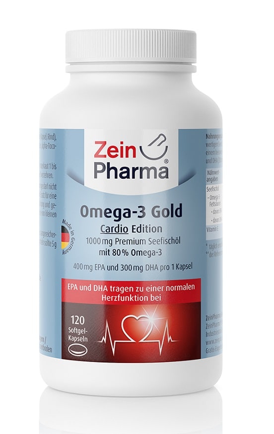 Zein Pharma - Omega-3 Gold, Kardiovaskulär Version - Bild 3