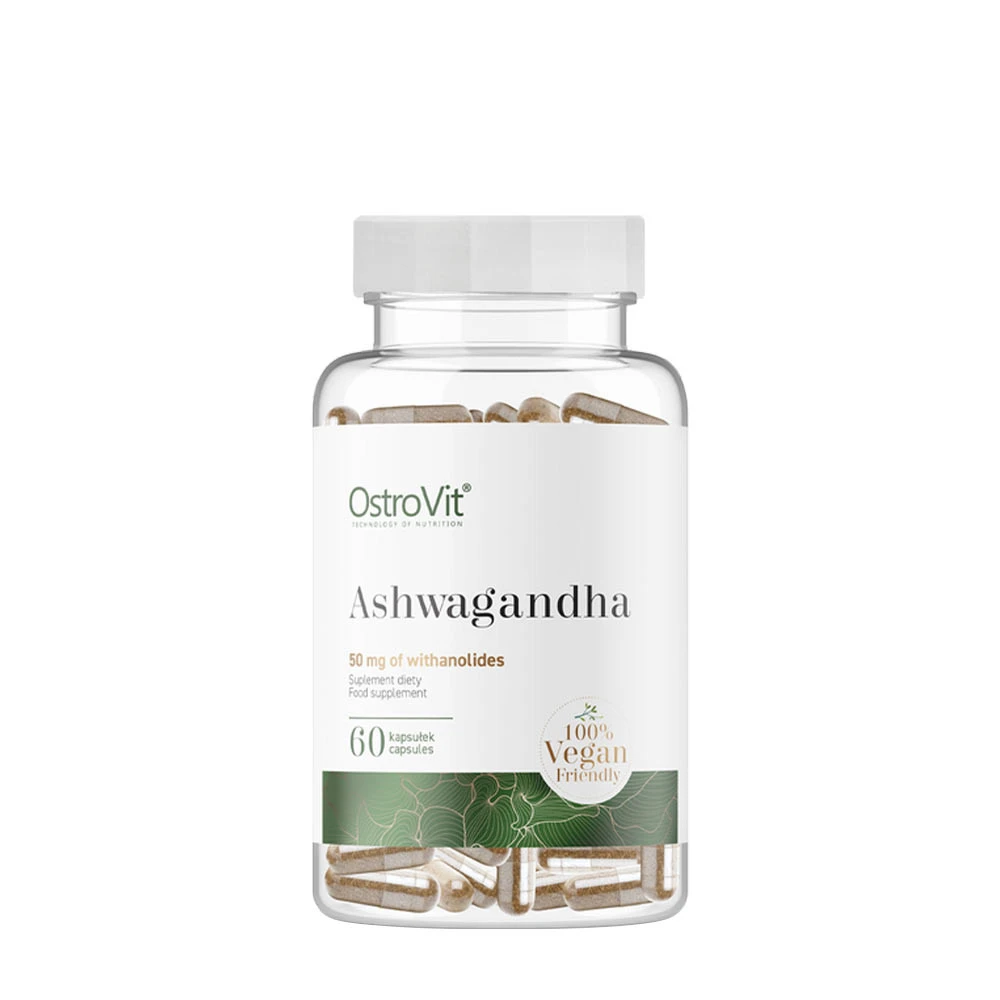 OstroVit - Ashwagandha, 60 vegkapslar | HälsokostAshwagandha | Apoteka