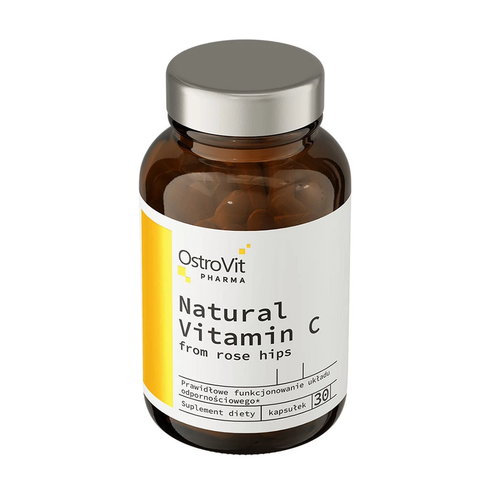 OstroVit - Pharma Natural Vitamin C från Nypon, 30 kapslar - Bild 3