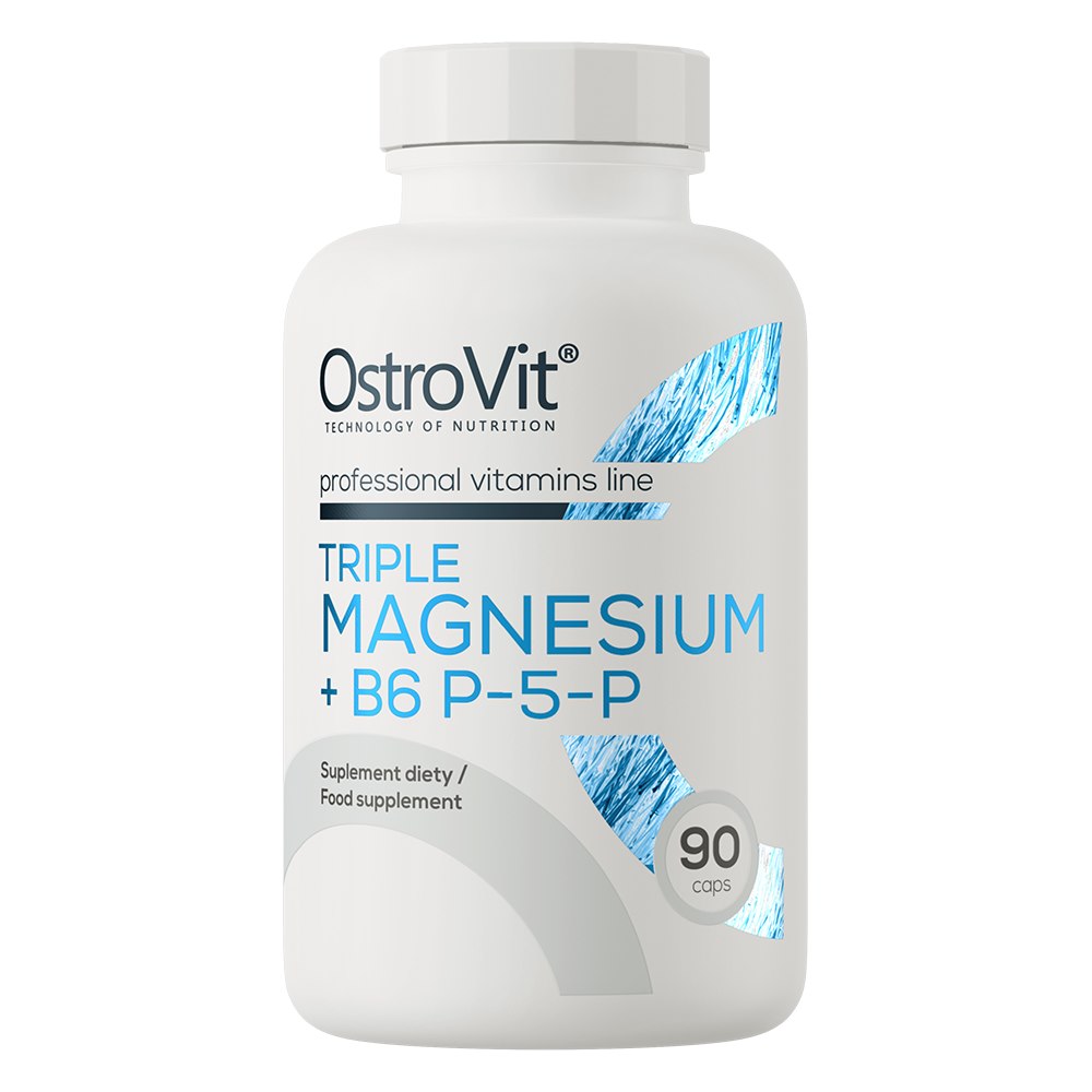 Ostrovit Triple Magnesium + B6 P-5-P (90 Capsules)