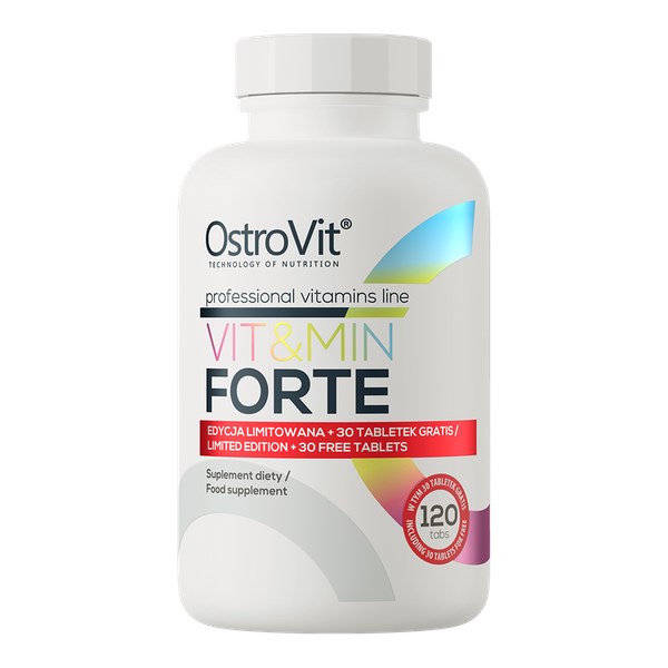 OstroVit - Vit&Min FORTE, 120 tabletter | Vitaminer och mineralerMultivitaminerHälsokost | Apoteka
